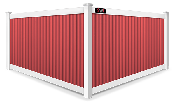 Black Metal Panel fence company in xxxREGION