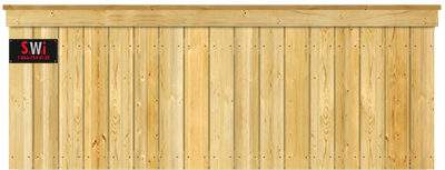 Cap and Trim - Wood Fence Option