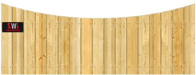 Concave Top Cut - Wood Fence Option