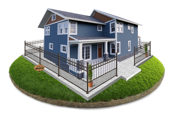 Residential Wrought Iron fence installation for the Wyoming area.