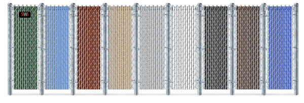 Privacy Slat Color Options For Chain Link Fence in Wyoming