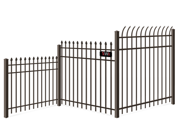 Commercial Aluminum fence height options xxxREGION