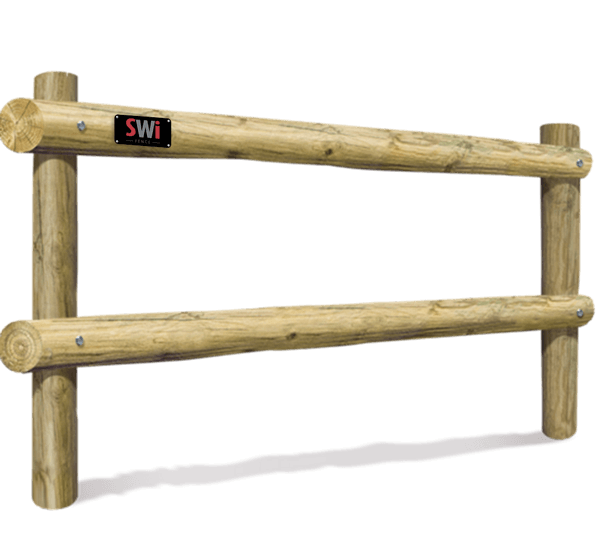 2 Round Rail fence Wyoming