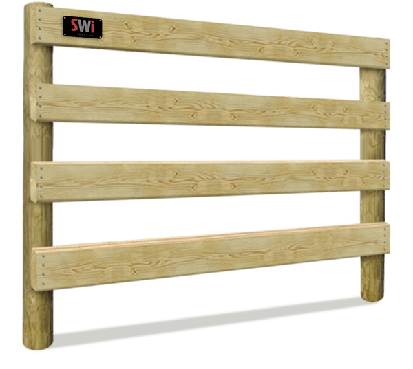 4 Board Rail fence Wyoming