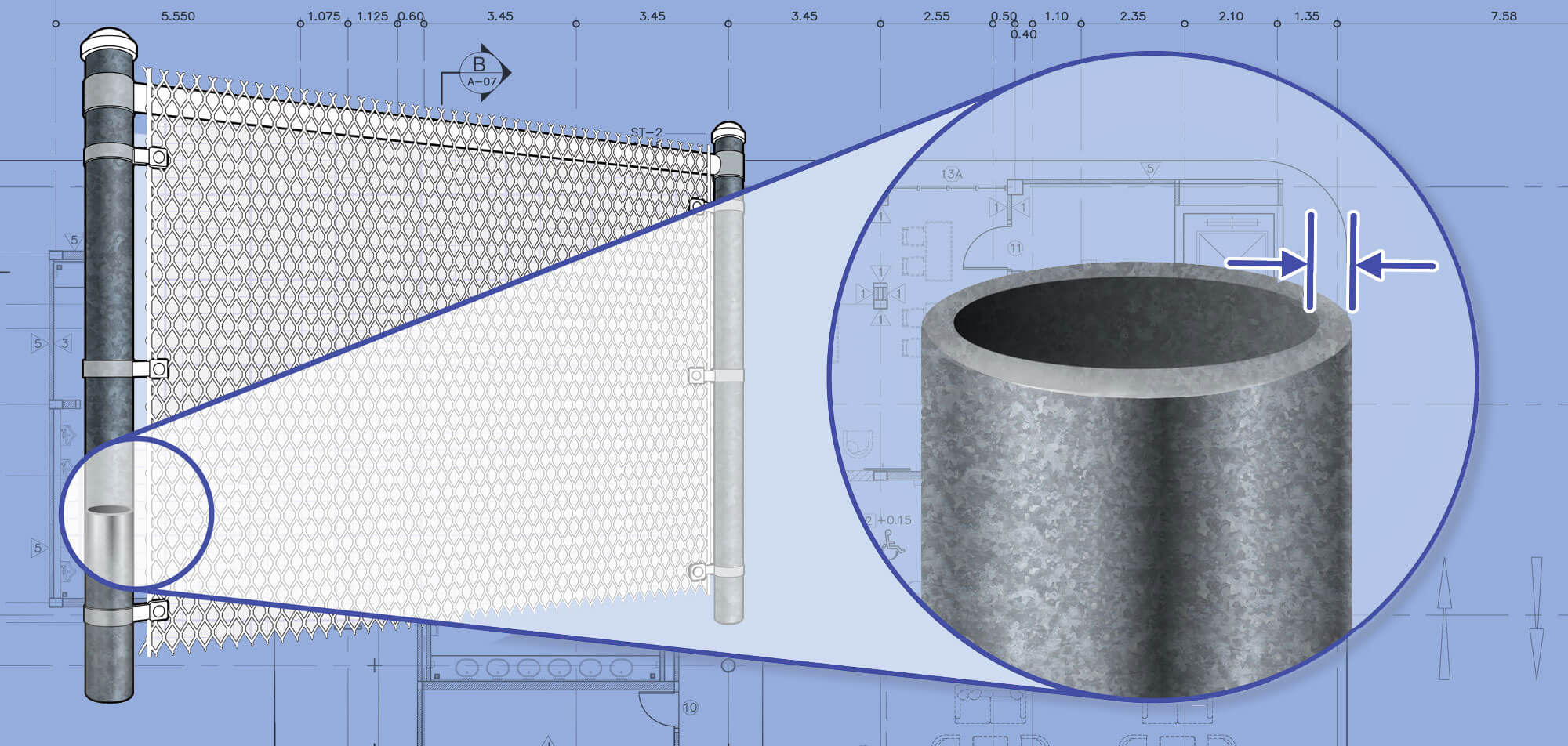 xxxREGION Chain Link fence Posts installation company