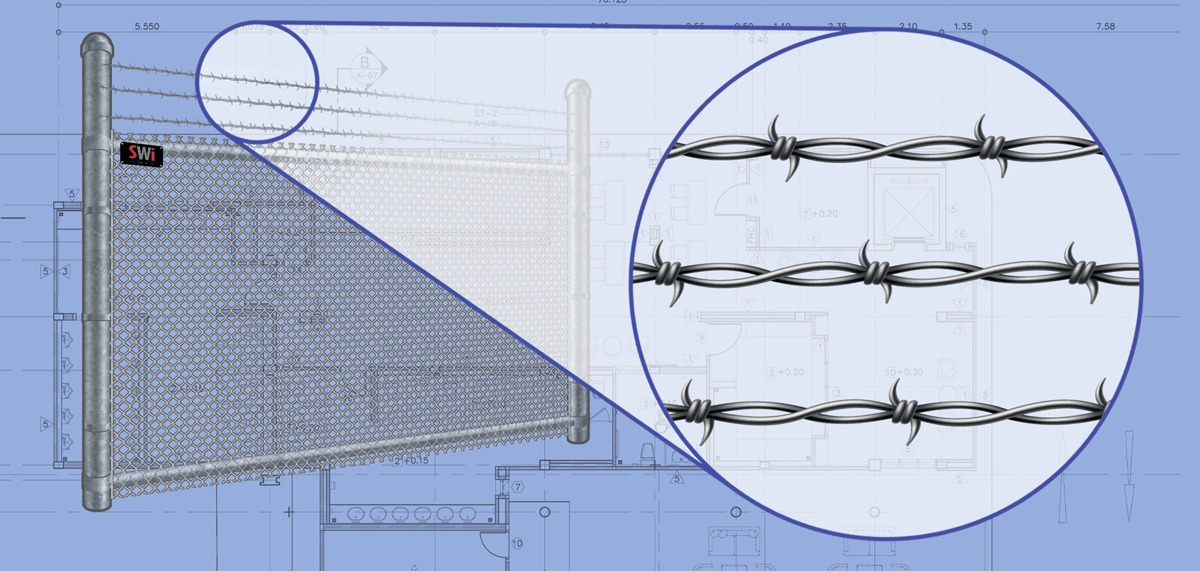 xxxREGION Commercial Chain Link fence barbed wire installation company
