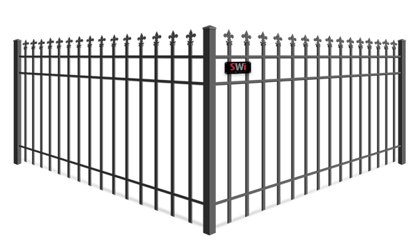Decorative commercial ornamental iron fence contractor in Wyoming