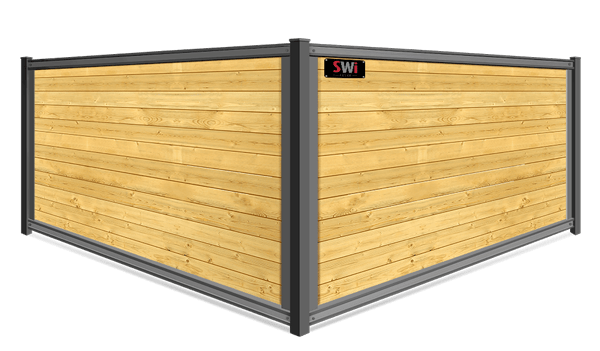 FenceTrac Privacy Wood Infill Fence Contractor in Wyoming