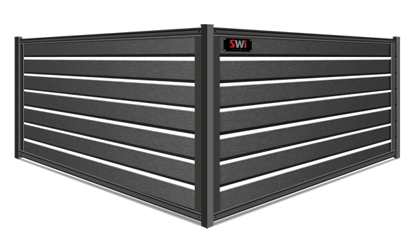 FenceTrac Semi-Privacy Aluminum Infill Fence Contractor in Wyoming