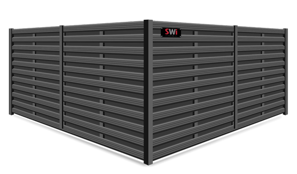 FenceTrac Semi-Privacy Aluminum Infill Fence Contractor in Wyoming