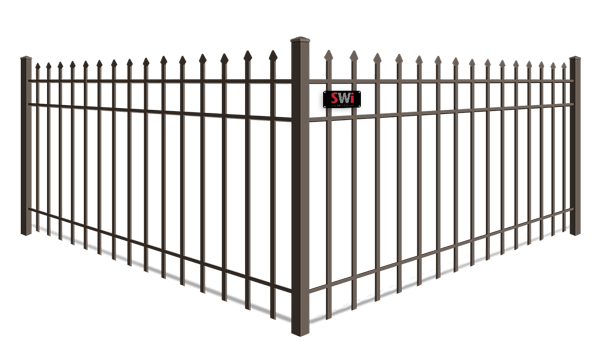 Spear top commercial metal fence contractor in xxxREGION