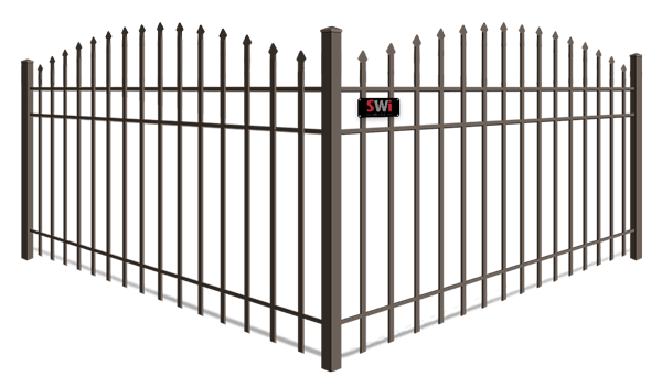 Arched Top aluminum fence company in xxxREGION