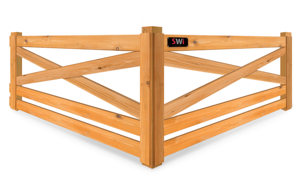 Crossbuck wood fence company in Wyoming