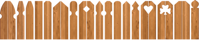 Custom Picket wood fence Wyoming