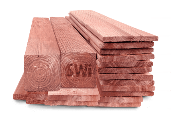 Red Cedar wood fence company in Wyoming