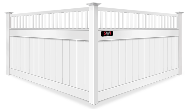 Spindle Top vinyl fence contractor in Wyoming