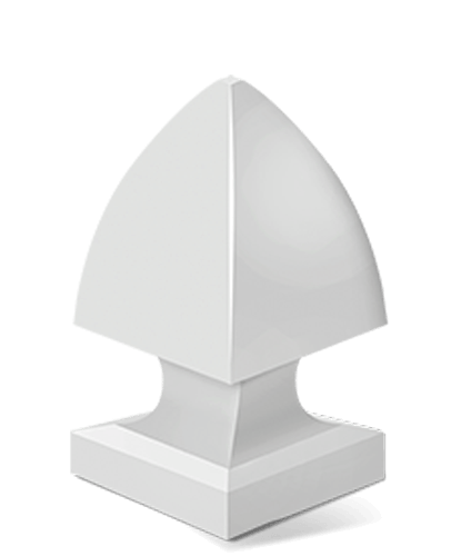 Vinyl fence gothic post cap in Wyoming