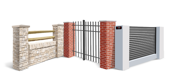 Columns and Walls installation for the xxxREGION area.