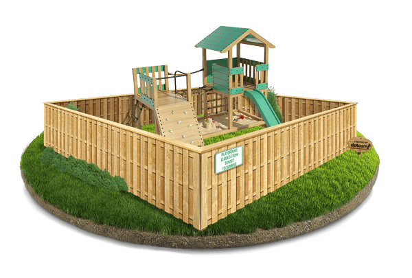 Commercial Wood fence contractor in the xxxREGION area.