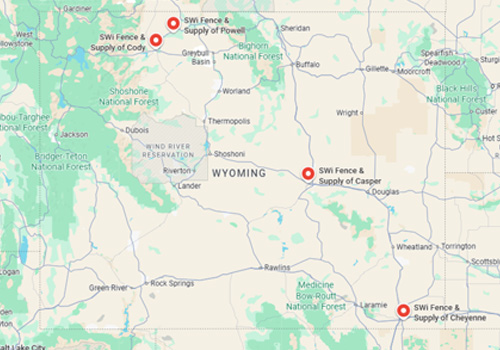 SWi Fence map of physical locations