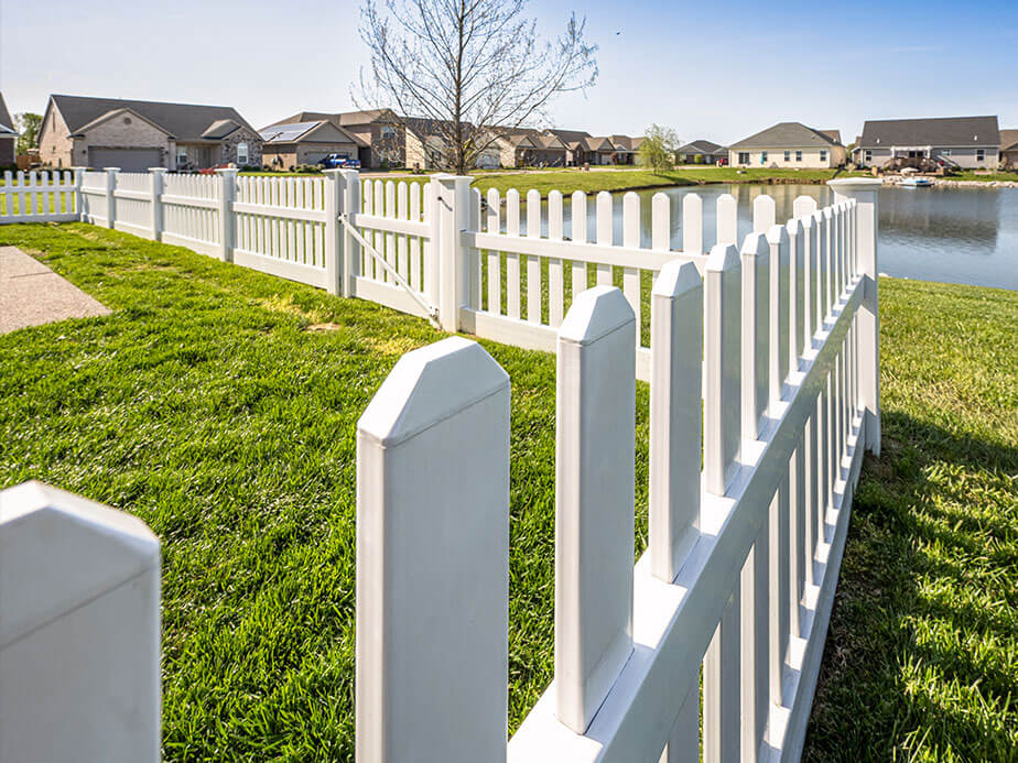 Decorative Fence Example in This Town Wyoming