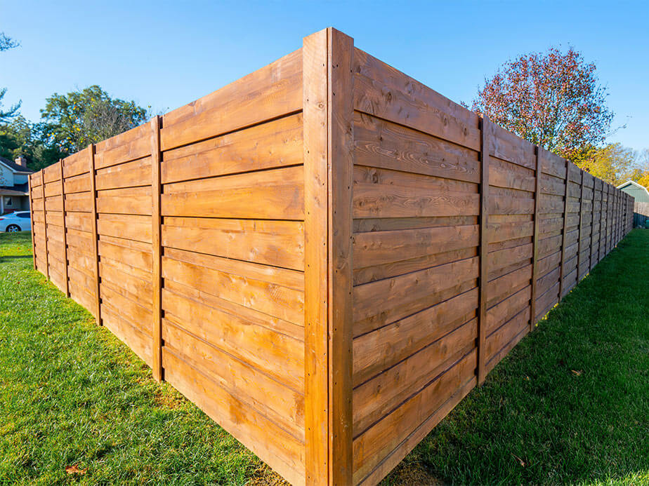 Privacy Fence Example in This Town Wyoming